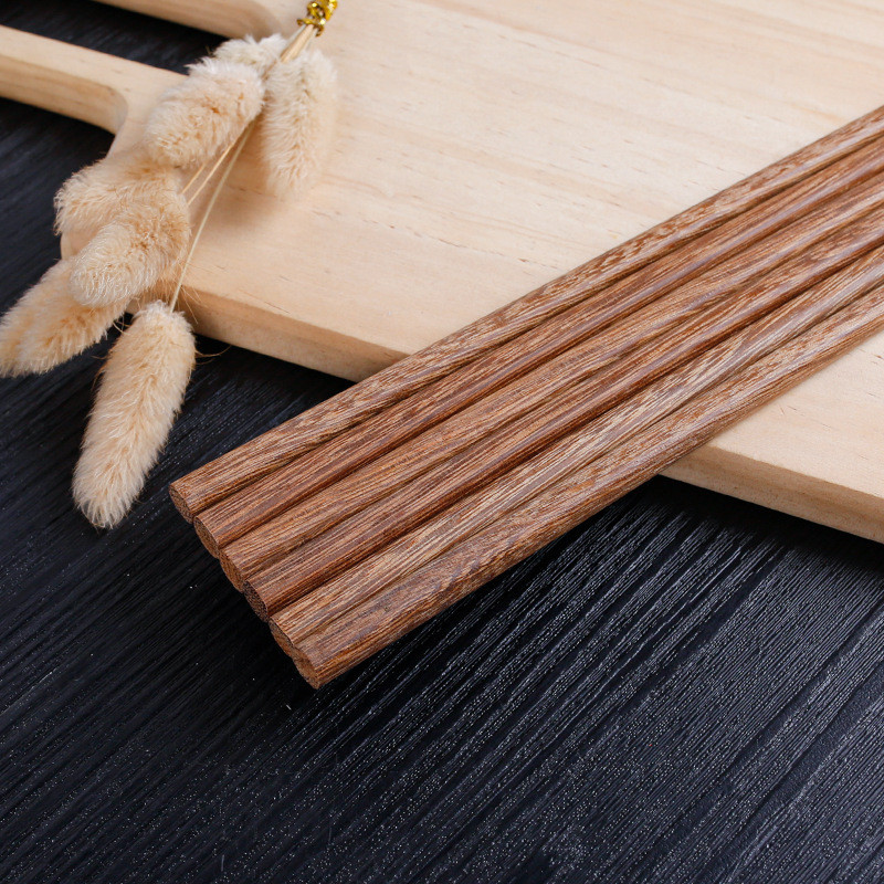 ตะเกียบไม้ แบบยาว มี 25/42cm. ตะเกียบทำอาหาร กินชาบู หม้อไฟ ใช้ซ้ำได้ #AM-0021 - รูปที่ 6