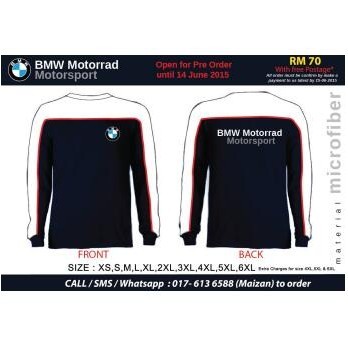 เสื้อยืด BMW Motorrad / เสื้อยืด Bmw Racing / เสื้อแข่งมอเตอร์ไซค์
