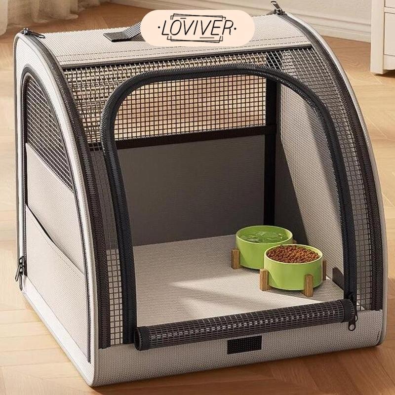 [LOVIVER] กระเป๋าใส่แมวเดินทางกระเป๋าหิ้วสัตว์เลี้ยงกระเป๋าเป้สะพายหลังสุนัขรถ ค มาถึง สัตว์เลี้ยงเดินทางที่นั่งสัตว์เลี้ยง ค มาถึง กระเป๋าเป้สะพายหลังสําหรับลูกแมวแพ็คเดินป