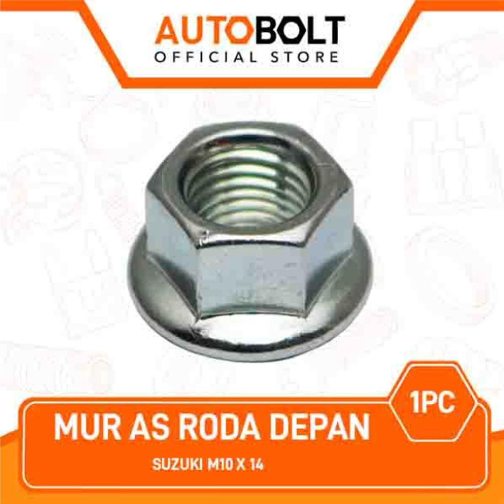 1 PC น็อตเพลาหน้า Suzuki M10 น็อตหน้าแปลน M10x14 คีย์ 14 10x14 10 x 14