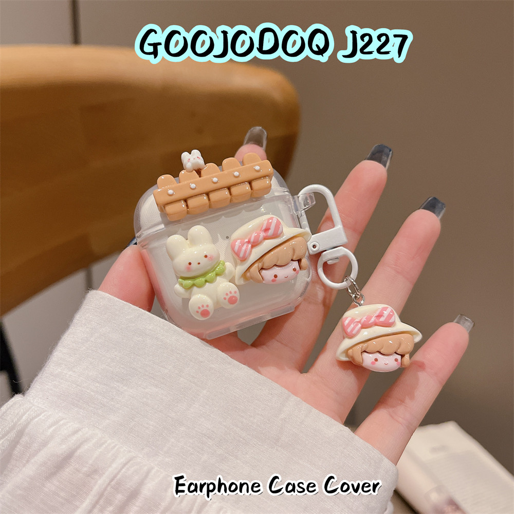 Fast ShipmentFor GOOJODOQ J227 กรณีหูฟัง DIY อะนิเมะการ์ตูนซิลิโคนอ่อนนุ่มปลอก