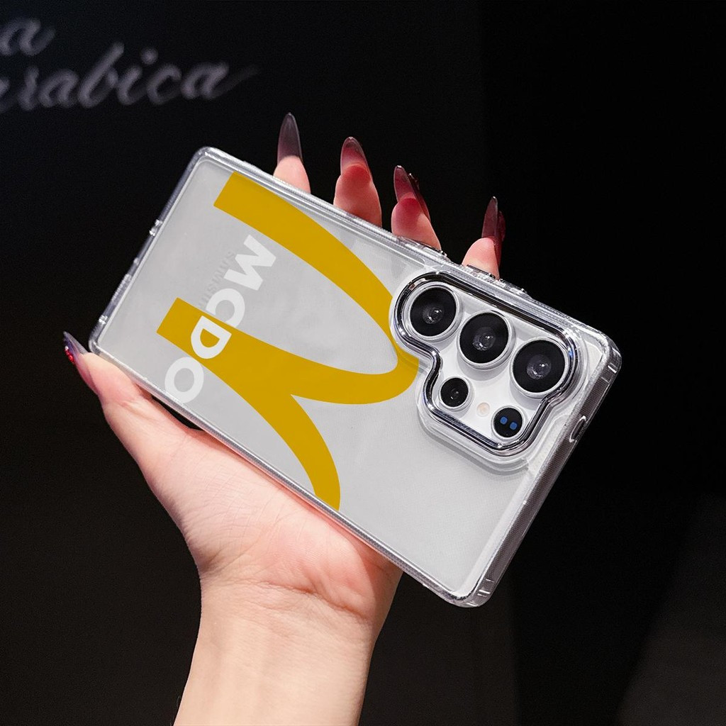 เคสโทรศัพท์การ์ตูน M ขนาดใหญ่ออกแบบโปร่งใสสําหรับ OPPO F29PRO A15S A91 A53 A58 A31 A3X A74 A72 FINDX