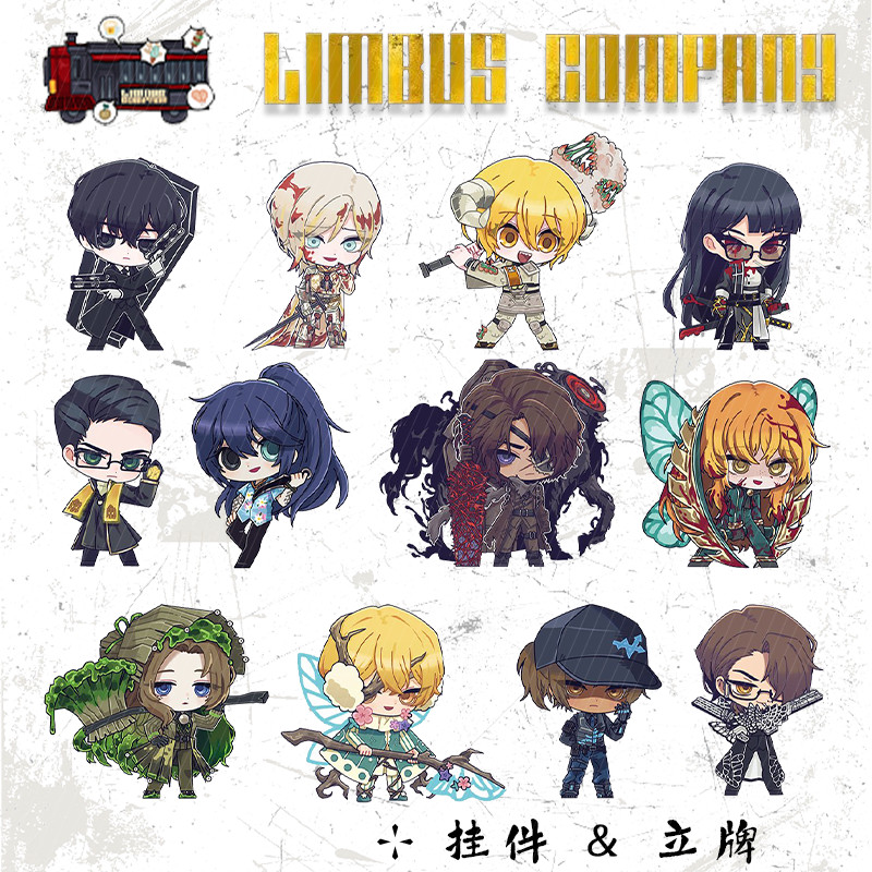 เกม KeyChain ผู้หญิง Rodion Key Chain สําหรับชาย DonQuixote แหวน Sancho อะคริลิคพวงกุญแจ Limbus บริษัทจี้ Cos สาวของขวัญ