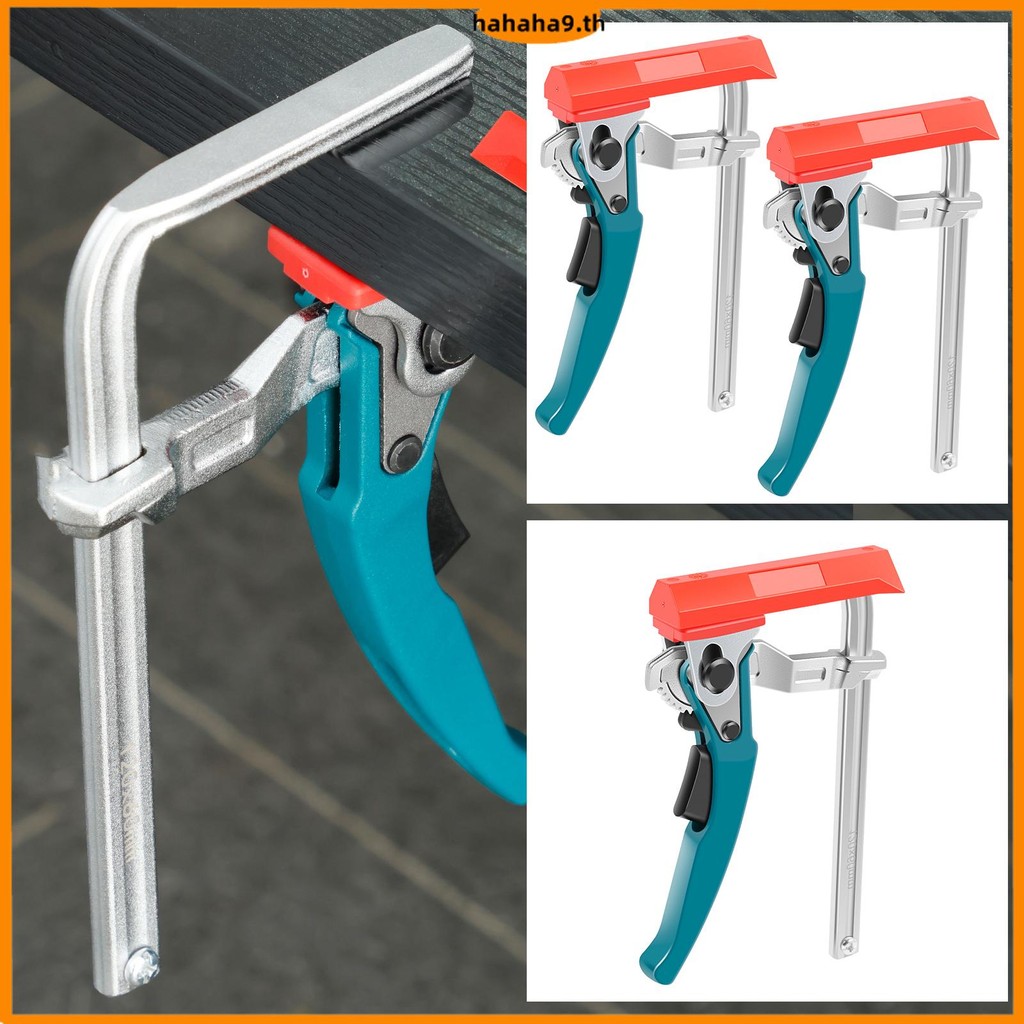 Ratchet Track Clamp โลหะ Track Saw Clamps ง่ายล็อคท่องเที่ยว Rail Clamp Quick Release T Slot Clamp ส