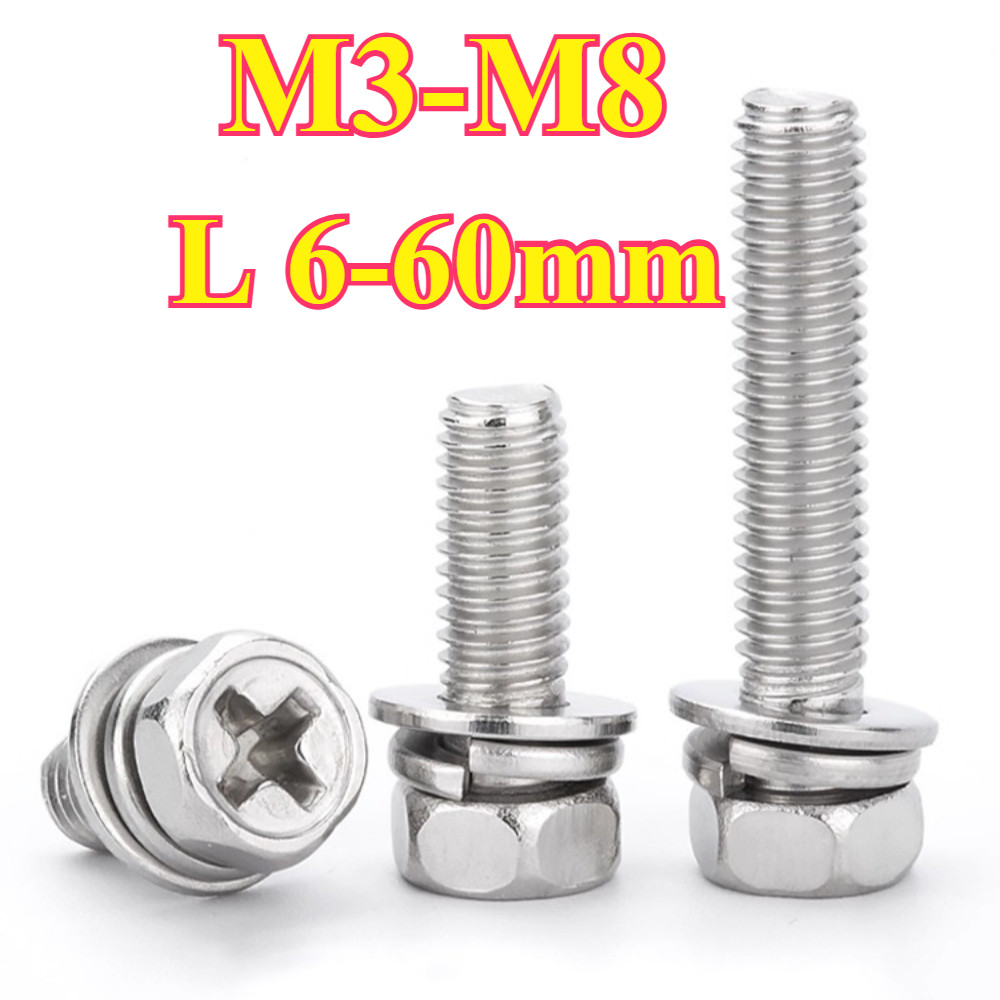 304 สแตนเลสสตีลข้ามด้านนอกหกเหลี่ยมผสม M3/M4/M5/M6/M8 (JCZY-YL-TH)
