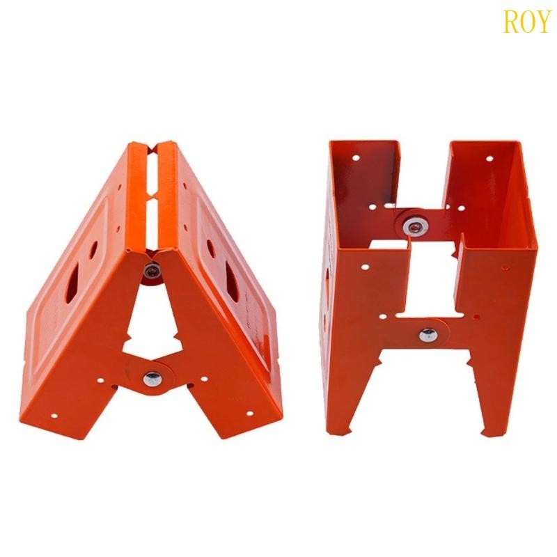 ROY Strong Sawhorse Brackets กันลื่นสําหรับ DIY ช่างไม้ก่อสร้าง Task