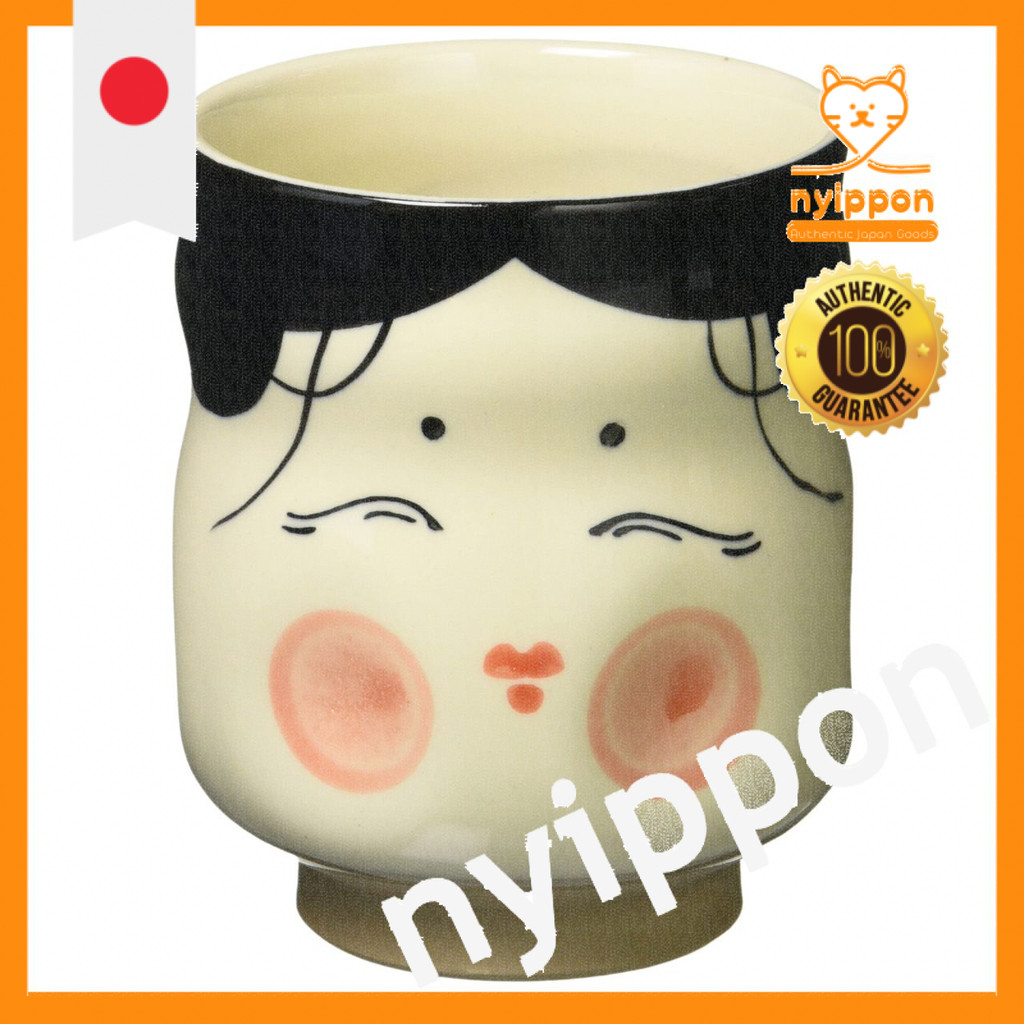 Mino Ware Sushi Tea Cup - Hyottoko W20261
