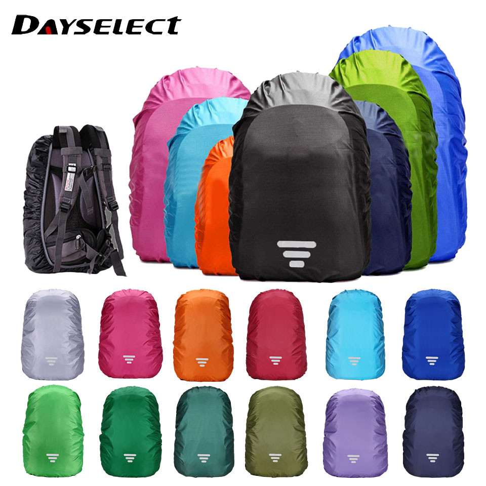 DAYSEELECT 15L-85L ผ้าคลุมกันฝนกันน้ํา Outdoor Camping ขี่กระเป๋าเป้สะพายหลังฝุ่นสะท้อนแสง