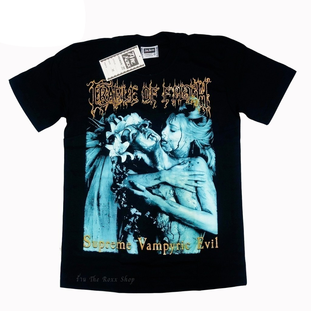 (24 小时发货)2025 Cradle Of Filth SP-359 เสื้อยืดป้าย Roxx เสื้อยืดแขนสั้นแฟชั่น圆领