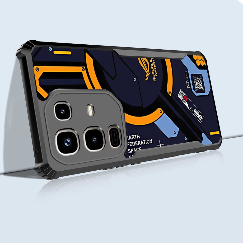 Luxur เคสโทรศัพท์สําหรับ Infinix Note 50 40 60 Pro Plus 4G 5G 50X 50S 40X 40S อะคริลิคใสฤดูใบไม้ร่วงป้องกัน Ultra Thin Hard Cover A19-A21 – โปรปัง