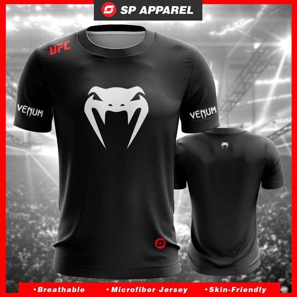 มาใหม่!! UFC - Venum Red Logo Microfiber Regular T-shirt
