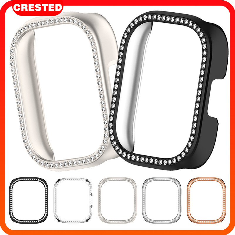 กรณี PC เพชร for Smartwatch Redmi Watch 5 Active / Redmi Watch 5 Lite อุปกรณ์ป้องกันหน้าจอฝากกันชนอุปกรณ์เสริมกรอบ