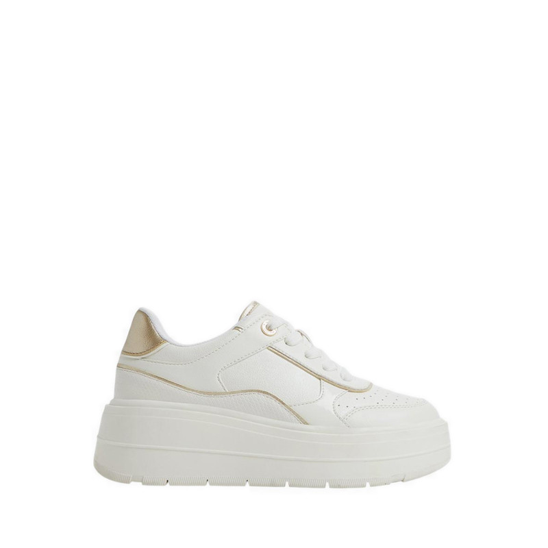 Aldo รุ่น Whallian รองเท้าผ้าใบทรงเตารีด ผู้หญิง - สีขาว
