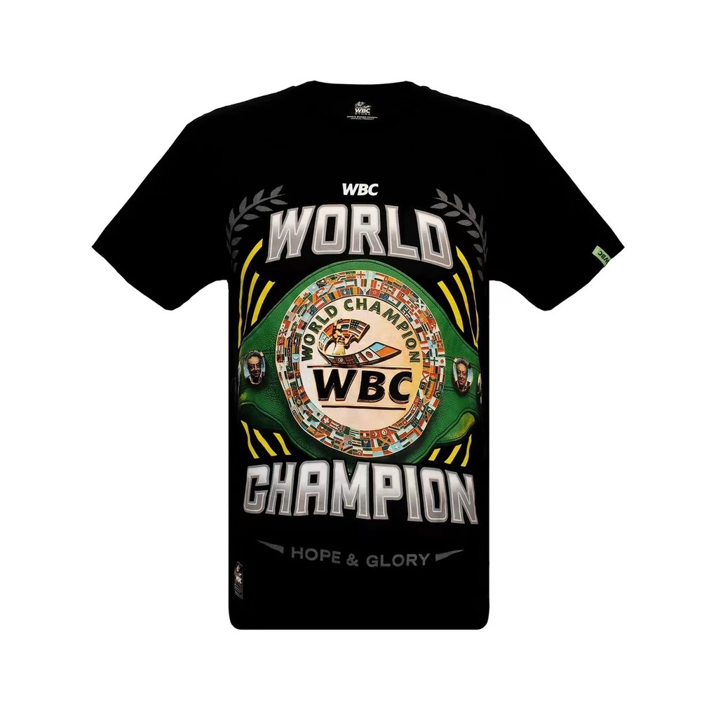 เสื้อยืดผ้าฝ้ายแท้ WBC World Boxing Council สไตล์ของ Inoue Naoya
