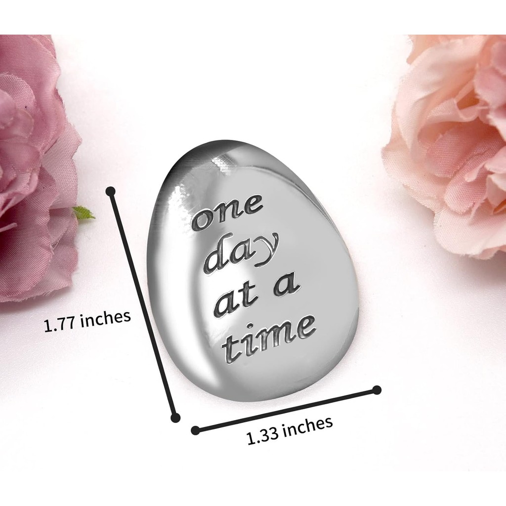 Soothing Stone Thumb Stones Relieve Anxiety Stones Lucky Inspirational Gift for Parent Family Friend