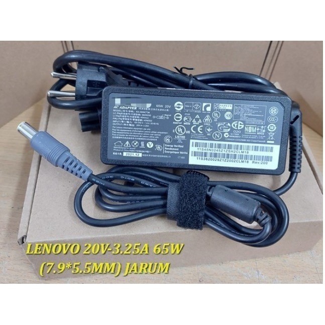 Original SL500 SL510 L412 L512 20V 3.25A อะแดปเตอร์ชาร์จแล็ปท็อป