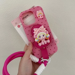🚀Fast shipping🍭ตุ๊กตาหนังวงเล็บสามมิติสําหรับ iPhone กรณี 17promax 16pro 16plus 15plus 15 15promax 14promax 13pro 13promax 12 12pro 11 11promax 7p xr 7 xsmax 14plus