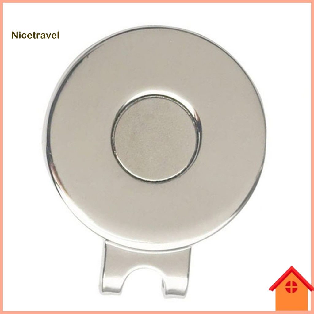 [Ni] Solid Golf Marker for Golf Sport Golf Magnetic Visor Hat Clip Compact