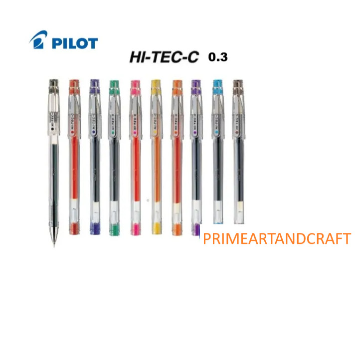 ปากกา Pilot Hi-Tec-C 0.3mm/ปากกาเจล HiTec/HiTech 0.3