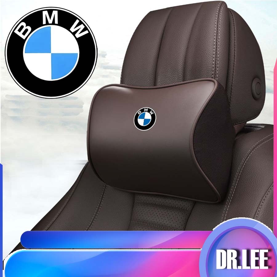 [READY] BMW F30 Leather Neck Support Headrest Lumbar Support BMW E46 Body Kit ของแต่งรถ BMW G20 F10 
