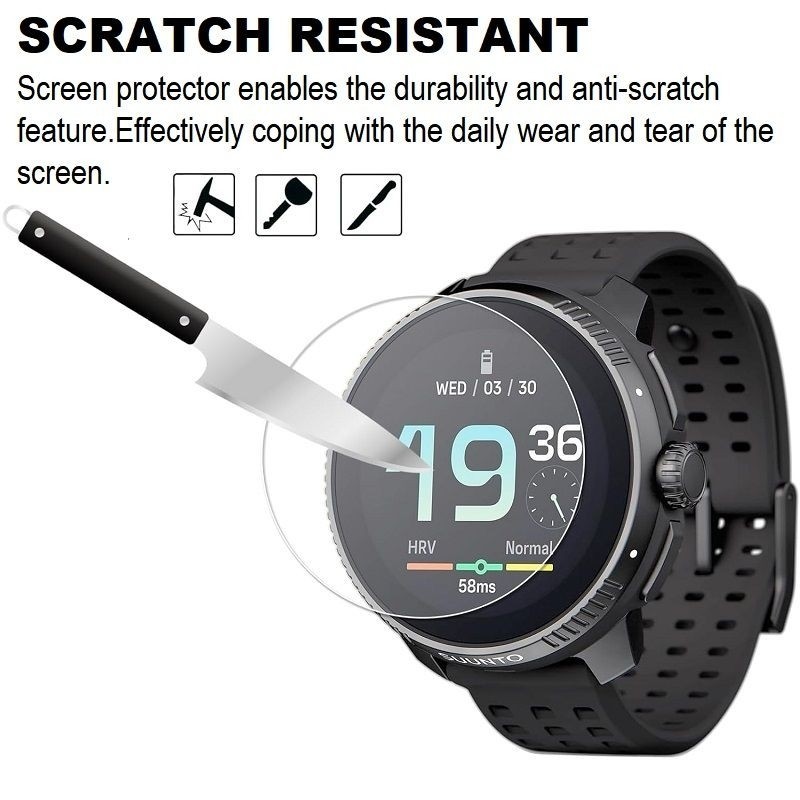 TG บรรจุ 6 ชิ้น Anti-Scratch Hydrogel SUUNTO 5 PEAK/ 7/ 8/ 9/ 9 BARO/ 9 PEAK Pro/ RACE/ RACE S/ OCEA