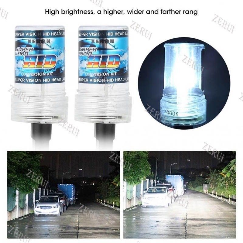 ZR สําหรับ 2x55W Xenon H4 hi lo H7 H11 H8 ไฟหน้ารถชุดหลอดไฟ Hid DC 12V หมอก Auto Head โคมไฟ 3000 K 4