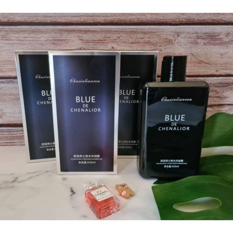 ครีมอาบน้ำสบู่น้ำหอม BLUE Chanalior กลิ่นน้ำหอมผู้ชาย ตัว รูปที่ 2