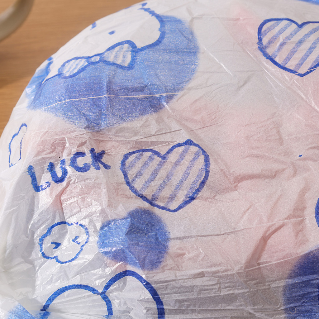 [3-5วันมาถึง]ถุงขยะเชือกรูดกระต่ายหัวใจสีฟ้าน่ารัก,ถุงขยะ วิชาพลศึกษา ป้องกันการรั่วซึมหนาพิเศษสําหรับบ้าน/สํานักงาน/ห้องเด็ก,50/100/200ชิ้น - รูปที่ 5