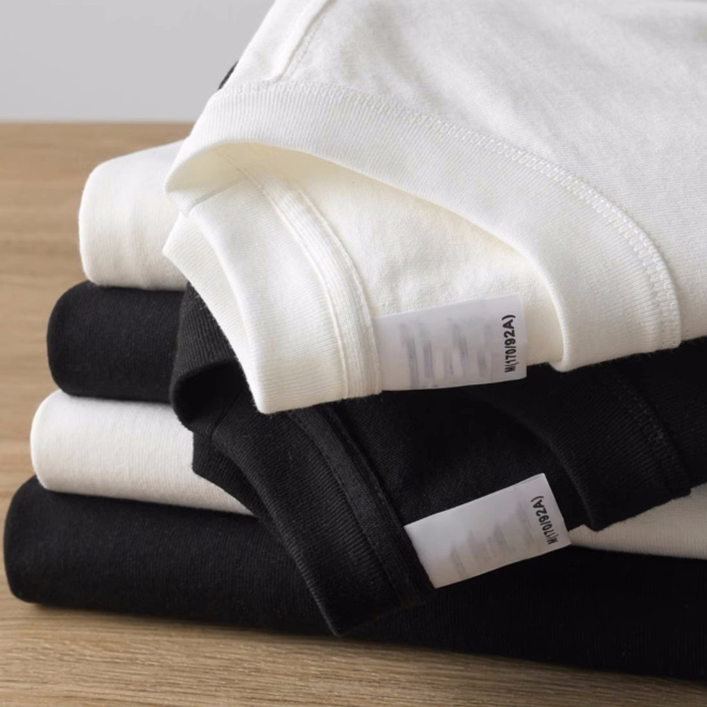 เสื้อเชิ้ตโอเวอร์ไซส์สีดำ พิมพ์ลายหน้าหลัง ทำจากผ้าฝ้าย100% คอกลม ใส่สบาย - รูปที่ 6