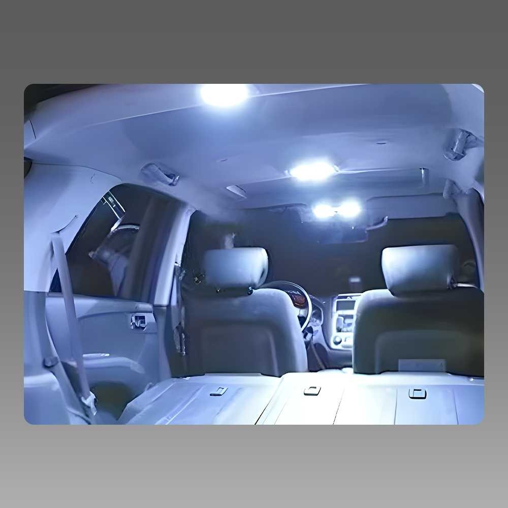 QUICKSHP ไฟภายในรถ LED แผ่นโดมไฟ C5W 2W Cool White 1 ชิ้น - BA9S