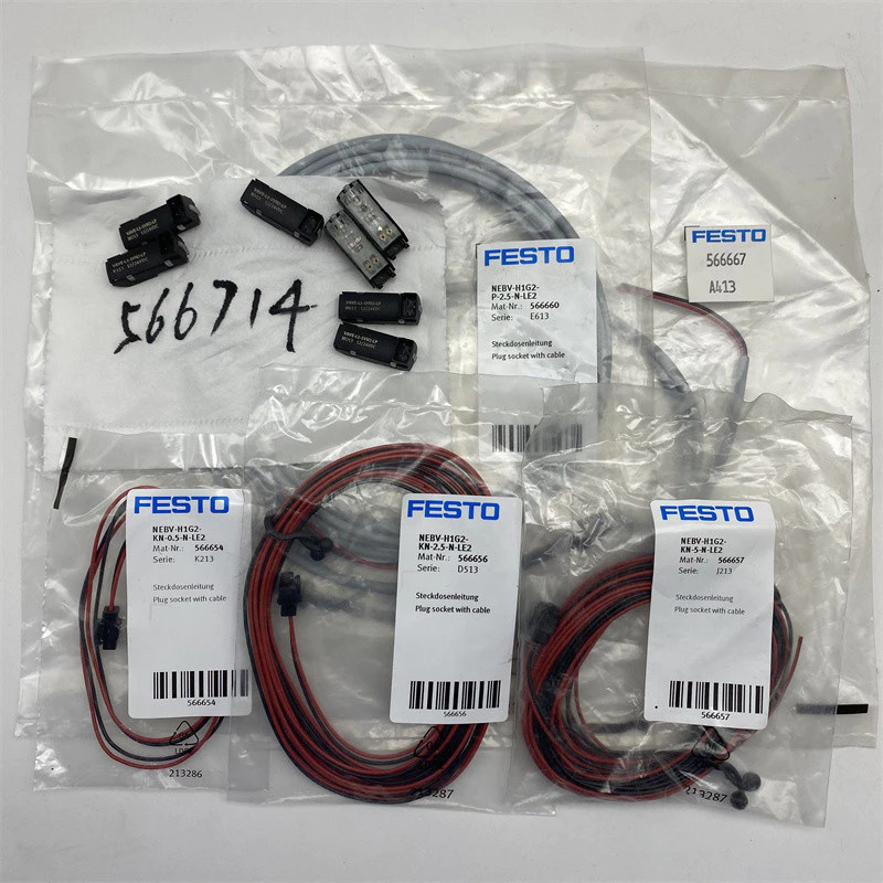 FESTO พร้อมช่องเสียบสายเคเบิล NEBV-H1G2-KN-0.5-1-N-LE2 566654 566655 สต็อกพร้อม