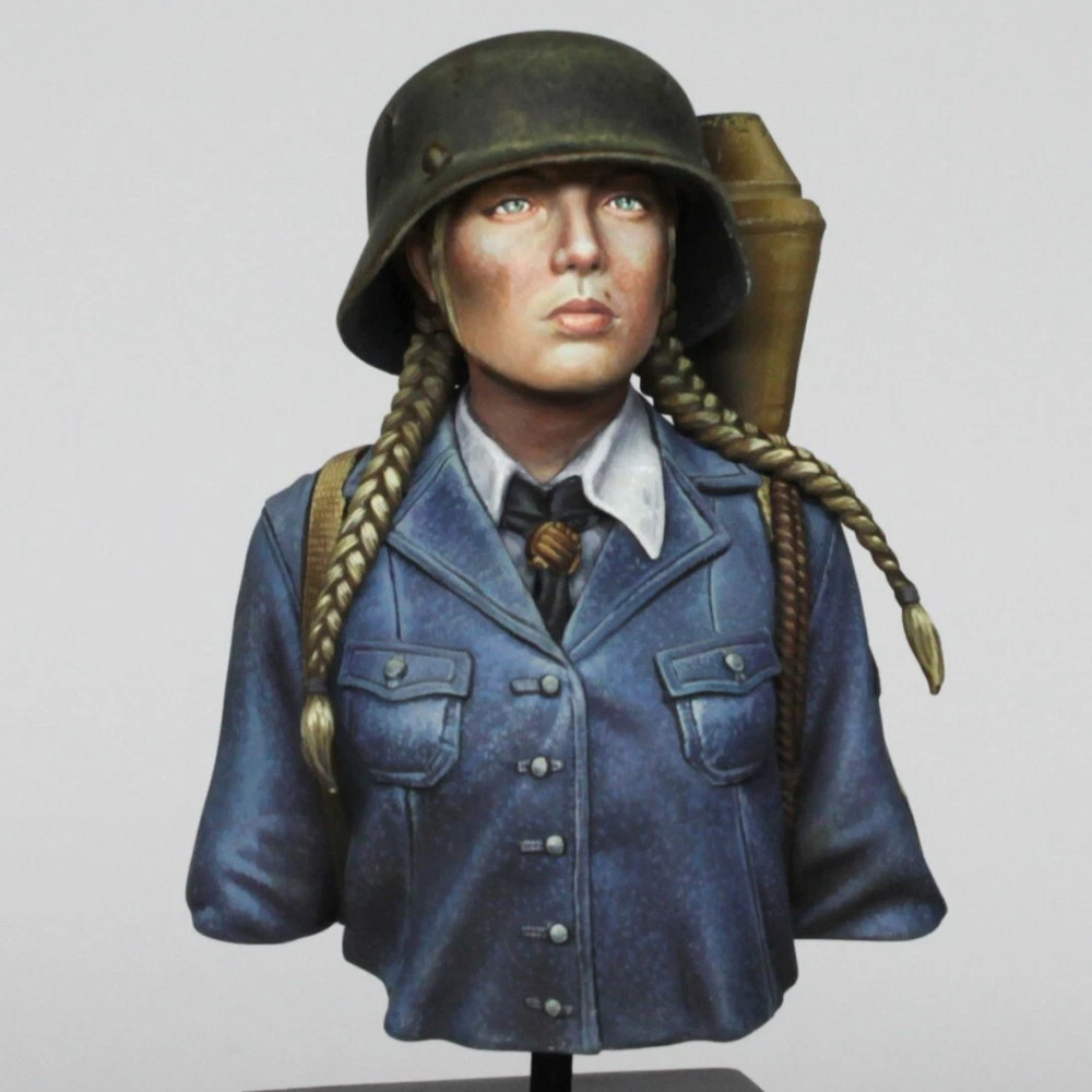 ฟิกเกอร์โมเดลเรซิ่น หน้าอก, 1/10 Berlin 1945 Game Over, GK, WW2 ธีมทหาร, ชุดประกอบและไม่ได้ทาสี