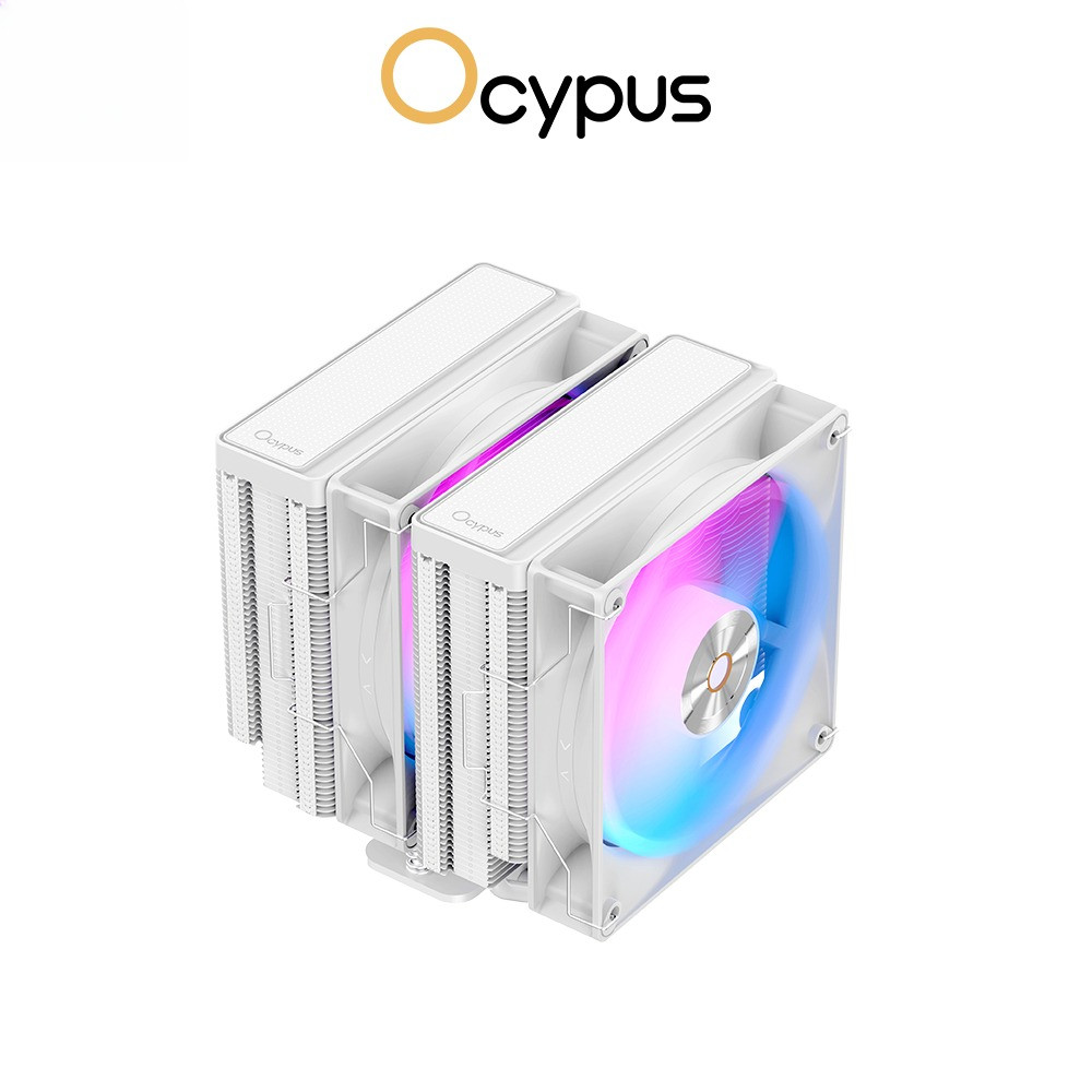 OCYPUS DELTA A62 WHITE ARGB (ชุดลมความร้อนซีพียู)