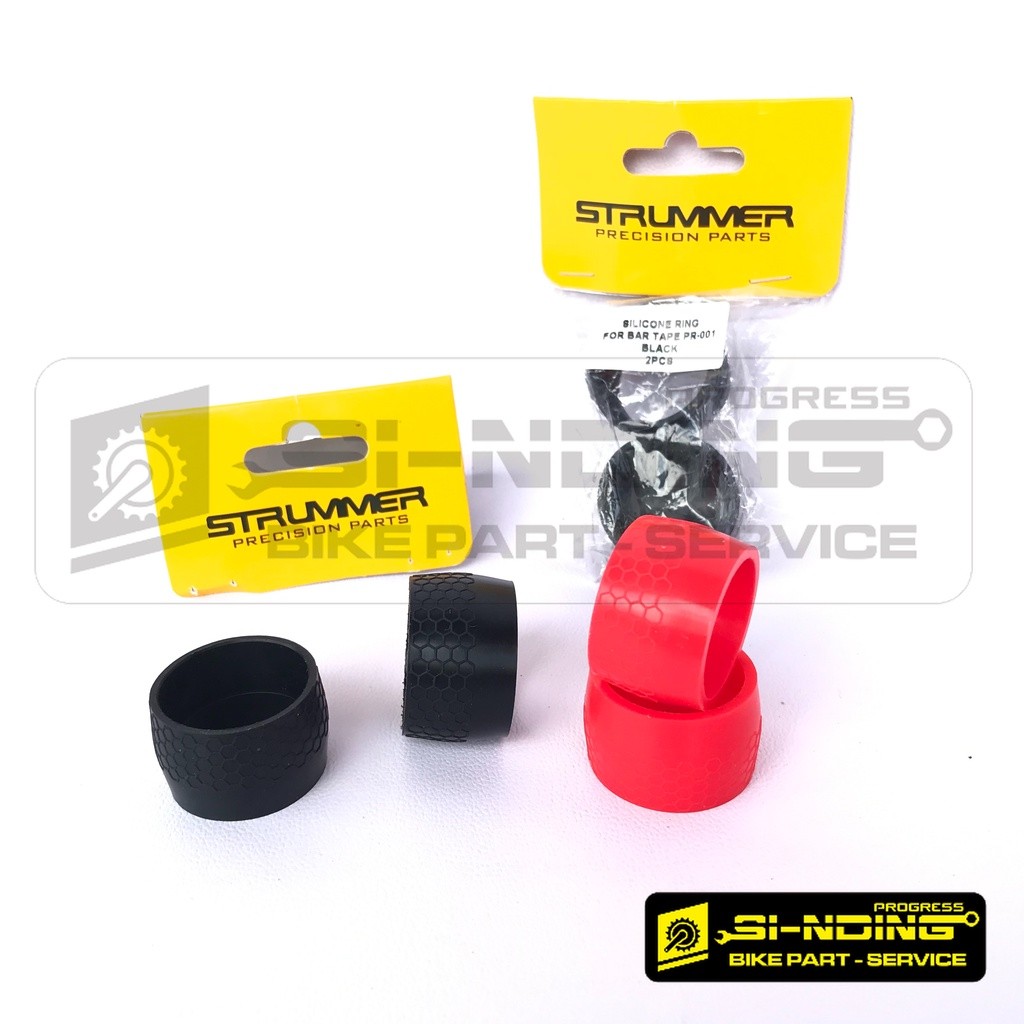 STRUMMER แหวนยางซิลิโคน Dropbar Bar Tape Road Bike Racing Bike