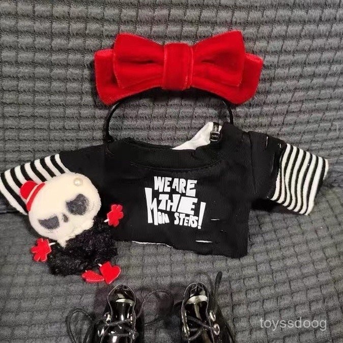 Labubu Catch Me If You like Me Pink Clothes Valentine's Day 17cm Doll Clothes Labubu V1 V2 v3 Macaro