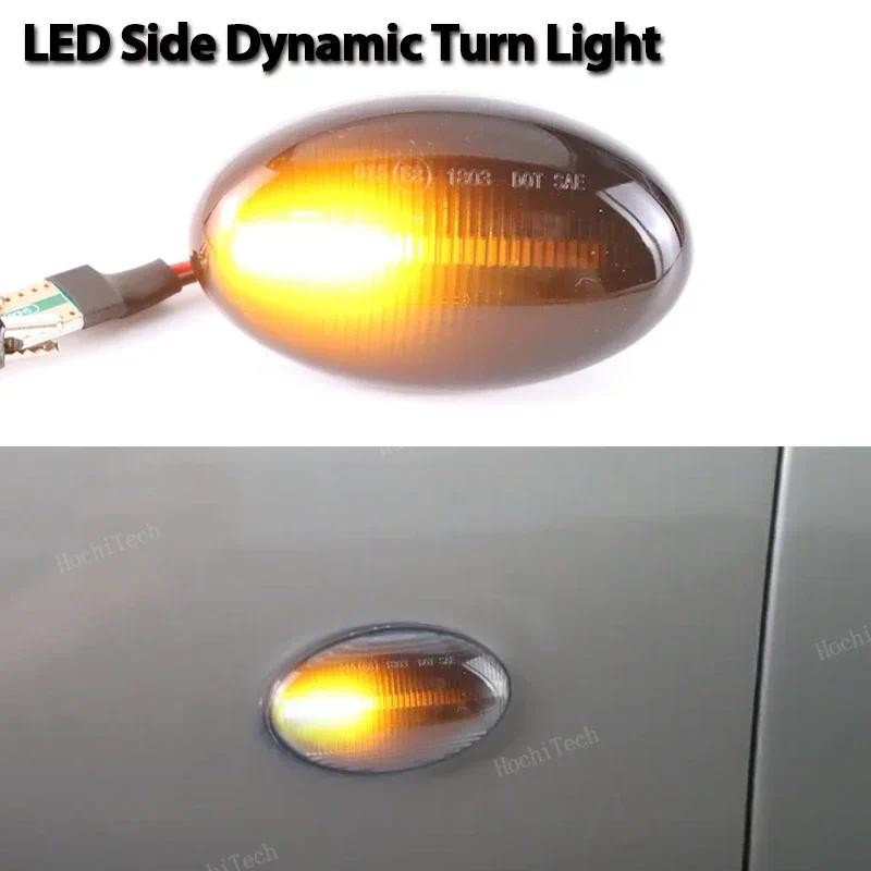 2pcs Led แบบไดนามิกไฟเลี้ยวด้านข้างสําหรับ Mercedes Benz สมาร์ท W450 &W452 W168 Vito W639 W447 Citan