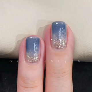 ✨Midnight Shimmer🌌 Two-moons ของแท้ ยาทาเล็บสูตรพรีเมียม ไร้…