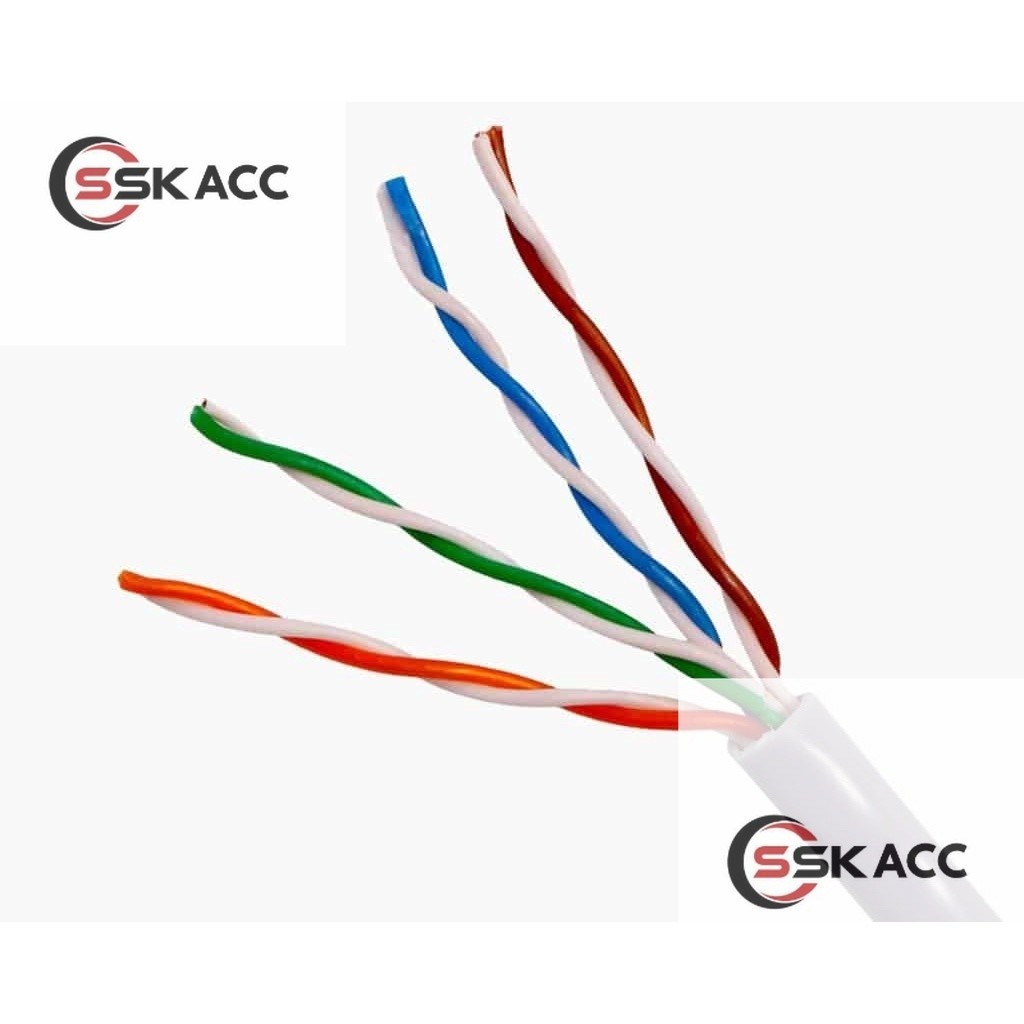 UTP Cat 5e สาย Lan ต่อเมตร หนา Good Cat5e UTP LAN Cable ขายปลีก -COMPUTER