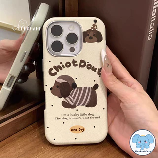 เคสไอโฟน 16 เคสกราฟฟิตี้ดัชชุนด์สุดเท่และตลก สำหรับ IPhone 17 AIR XR 15 13 16 11 14 12 Pro Max 15 14 16 Plus XS X