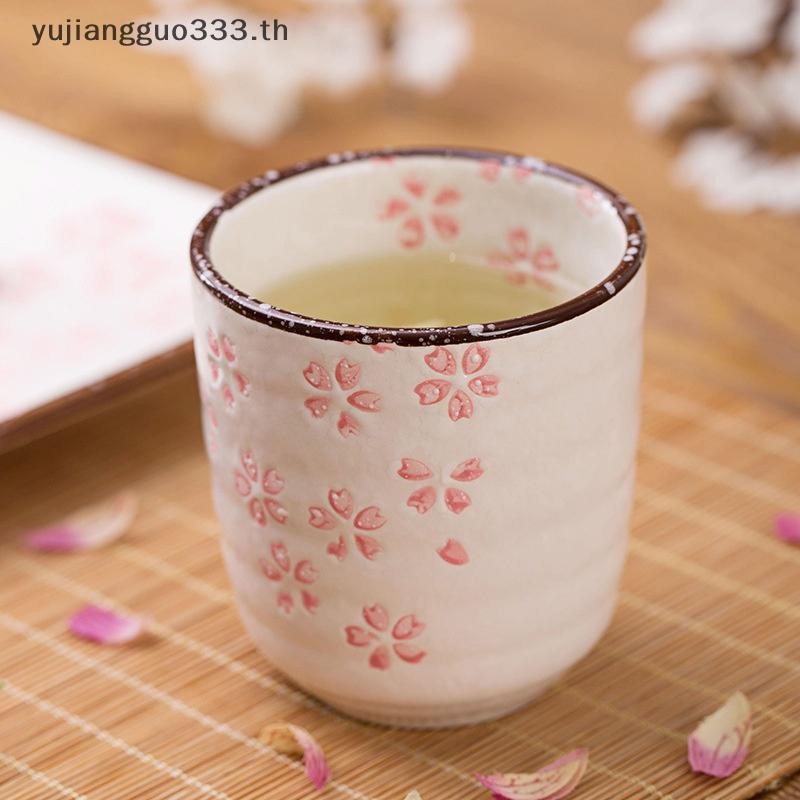 # yujiang # สไตล์ญี่ปุ่น Kung Fu ชาเซรามิค Underglaze Porcelain ถ้วยชาเจ้าของบ้าน Sub-Cup แก้วชาถ้วยสีชมพูสีขาว . ราคา ถูกที่สุด ดีลบีเคเค แกลเลอรีภาพที่ 4