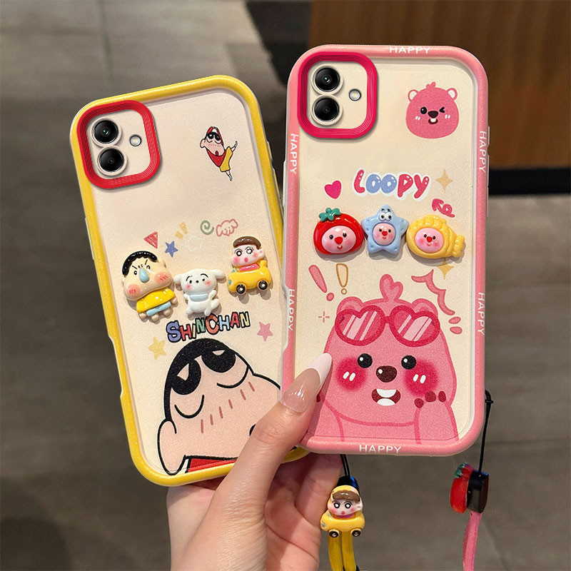 เคส Samsung A06 A05 A04 A03 เคสโทรศัพท์ซิลิโคนอ่อนนุ่มตุ๊กตาการ์ตูน