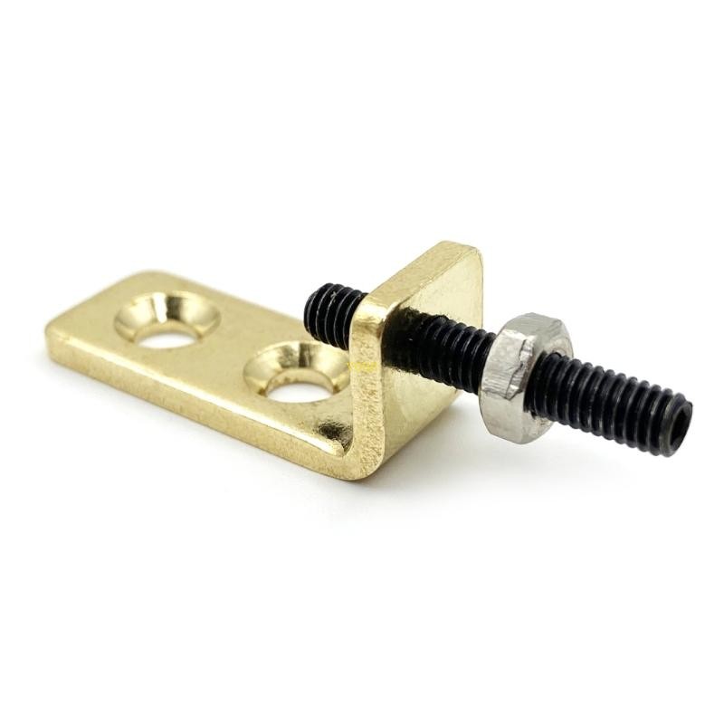 Youn กีตาร์ไฟฟ้า Tremolo Bridge Stabilizer เปลี่ยนทองเหลือง Tremolo Stopper Stabilizer เครื่องดนตรีกีตาร์ P