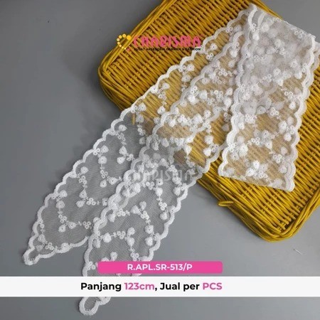 ผ้าพันคอลูกไม้ Charmisma Tulle - ผ้าพันคอ Tulle/ ผ้าพันคอ Tulle - ราคาต่อชิ้น