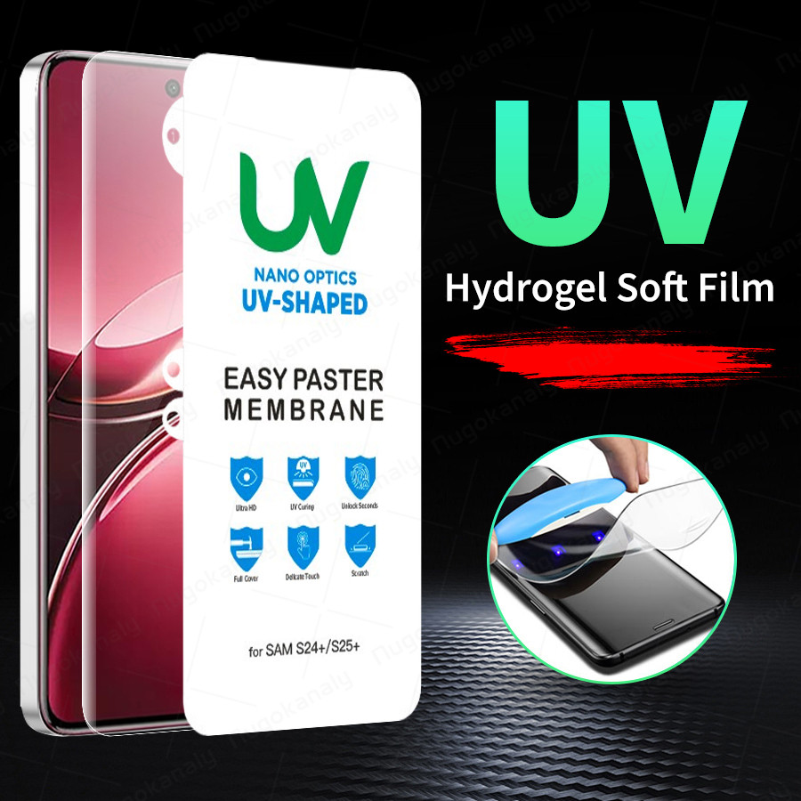 ยืดหยุ่น UV Sharped Nano-Optics Curable ฟิล์มสําหรับ VIVO V50 V40 V30 V30e V29 V27 V25 V23 Pro X200 