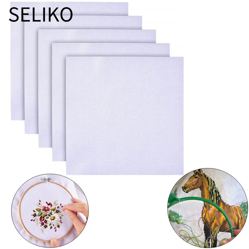 SELIKO Aida Cloth เย็บปักถักร้อย Canvas Handcraft Craft Cross
