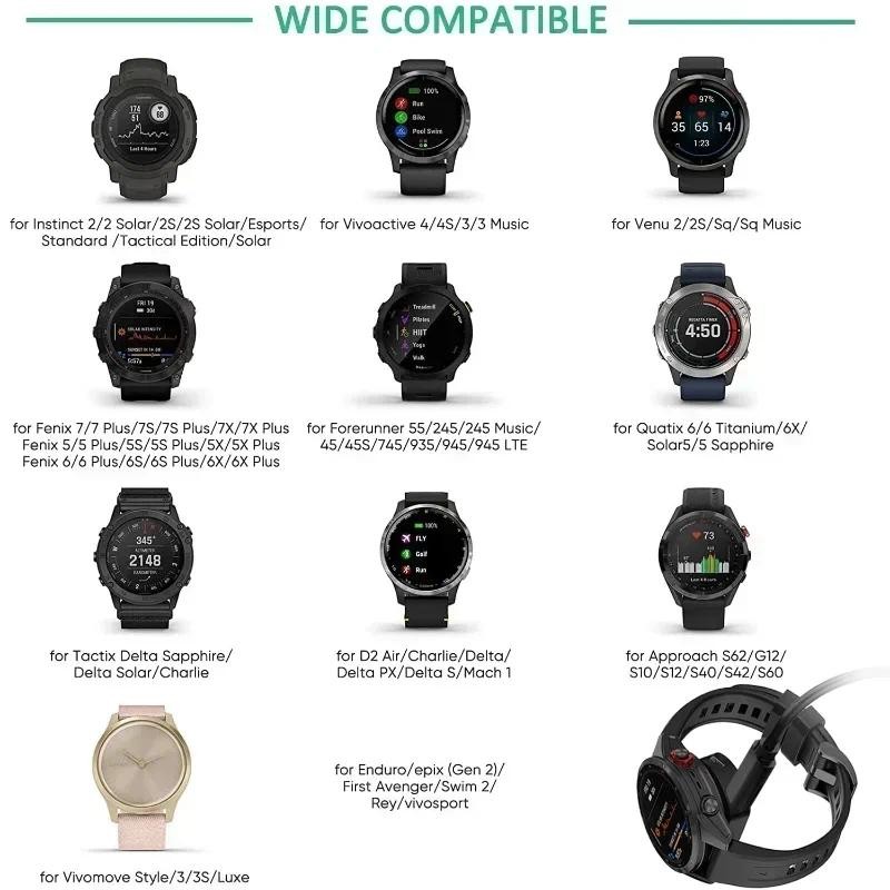 นาฬิกาปลั๊กชาร์จสําหรับ Garmin Fenix 8 7 S 6 5 7X 6X Forerunner 955 935 255 IOS Micro USB Type C อะแดปเตอร์ชาร์จสายสําหรับ Tactix8 instinct Venu vivoactive 6 5 4 Quatix 8 7 ราคา ถูกที่สุด ดีลบีเคเค แกลเลอรีภาพที่ 6