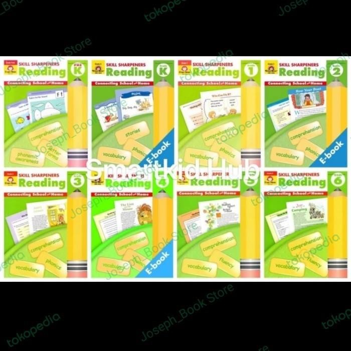 Evan Moor Skill Sharpeners Reading PreK/K/1/2/3/4/5/6 - เกรด 6
