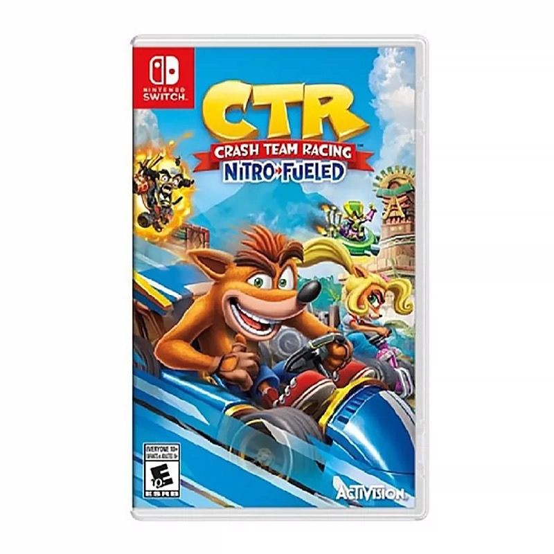 Nintendo Switch Game Cartridge NS Crash Bandicoot Racing CTR Nitro-fueled English