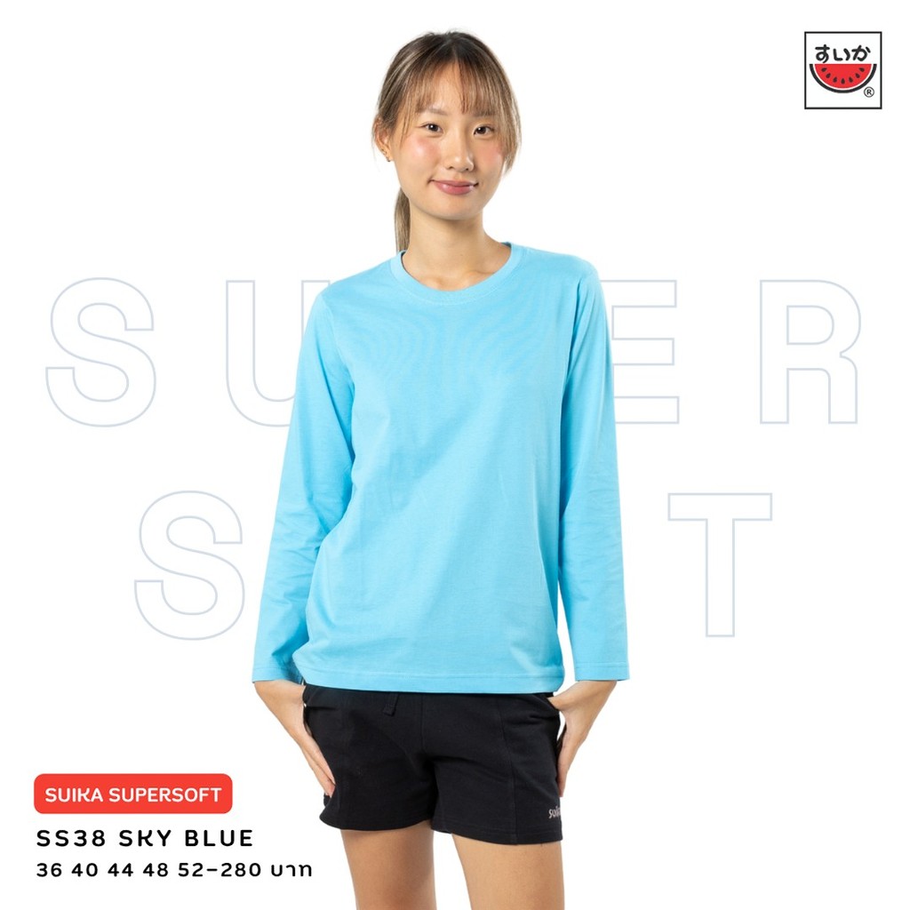 سويكا تيشيرت ناعم بأكمام طويلة ـ ألوان — صورة 4