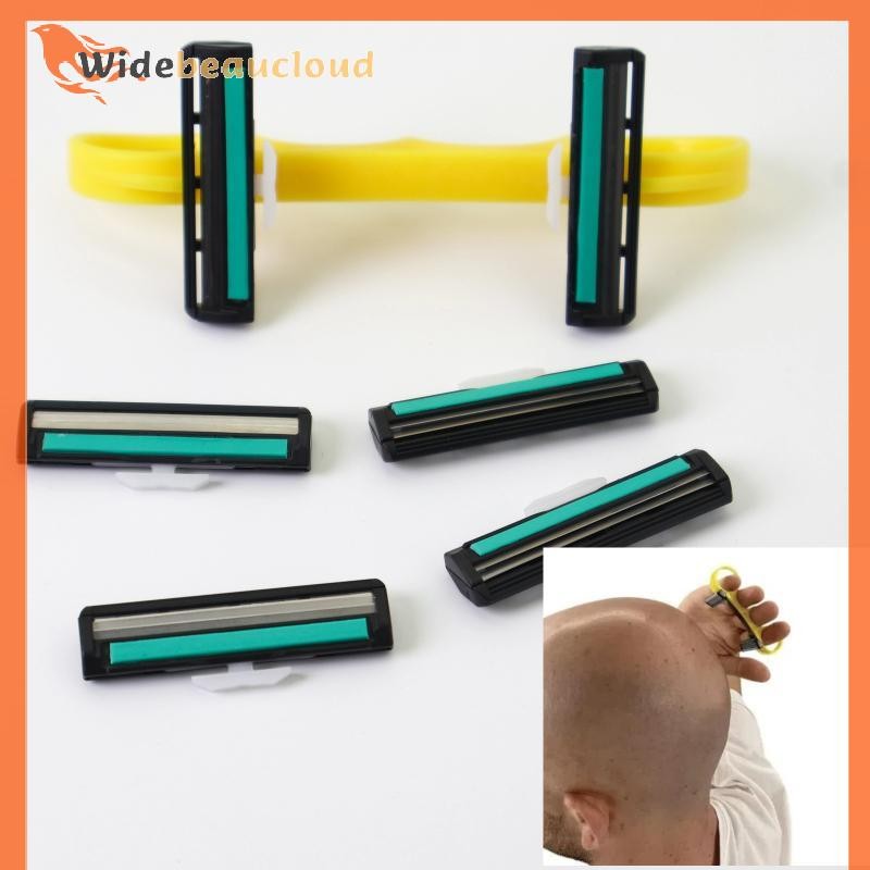 Widebeaucloud ทรงกลม Double Head Fast Bald Hair Clipper ผู้ชายสะดวกคู่มือ Bald Clipper สําหรับกําจัดขนมีดโกนอเนกประสงค์ Nice